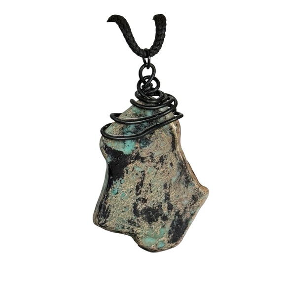 5 For $25💫Turquoise Magnesite Stone Pendant Necklace - Picture 3 of 3